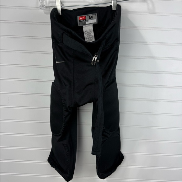 Nike Y2K youth team black padded & belted football game pants. Size Medium - Picture 1 of 6